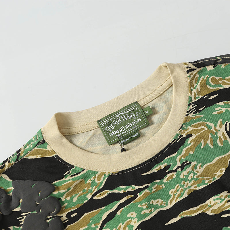 Denim Tears T Shirts Camouflage