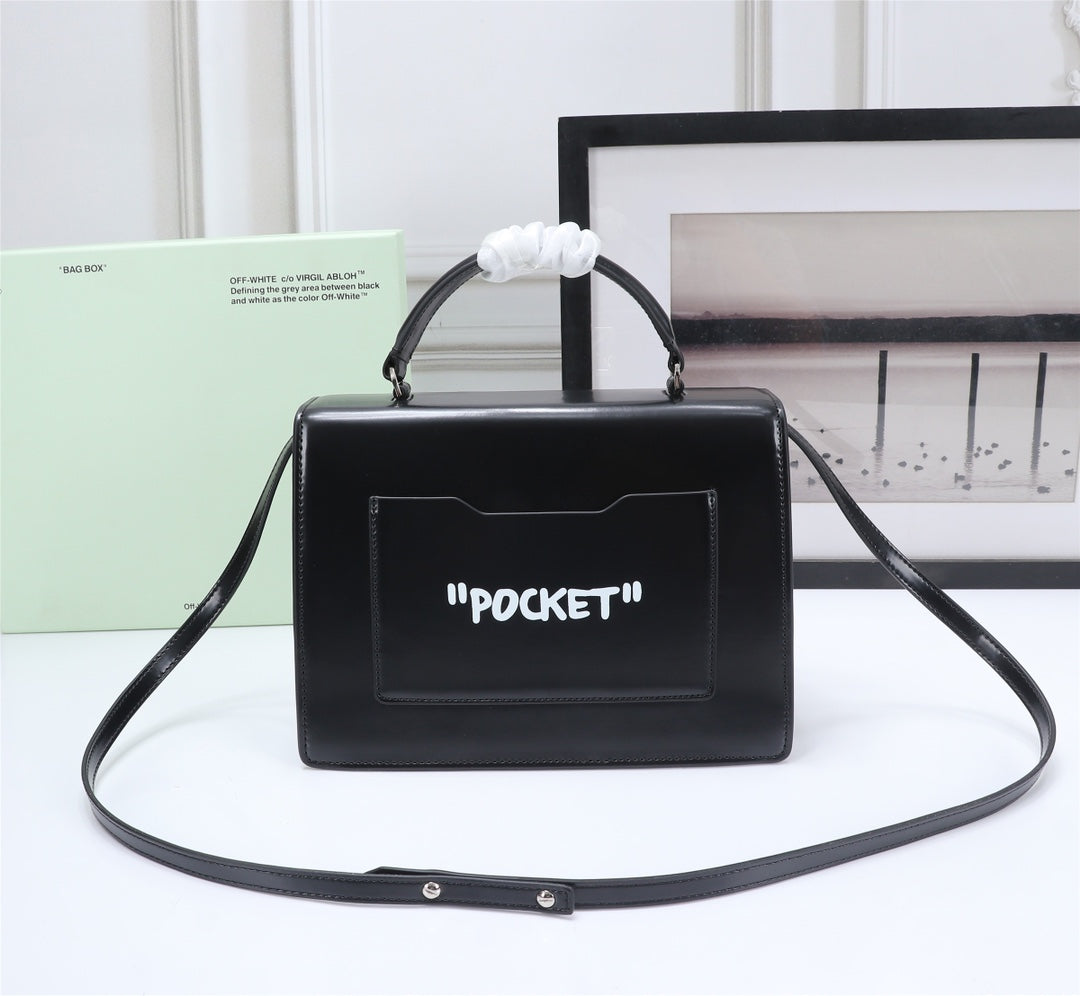 Off White Bag Casual Outdoor Convenient Tote Bag
