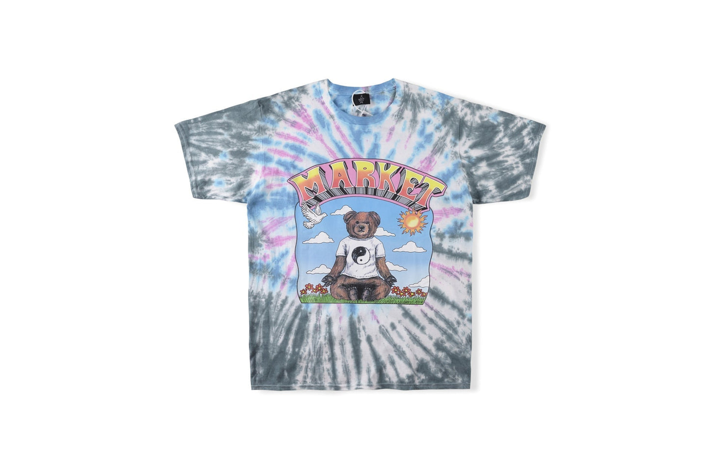 Cpfm T Shirt Skull Tie-Dye Color Matching Men's T-shirt