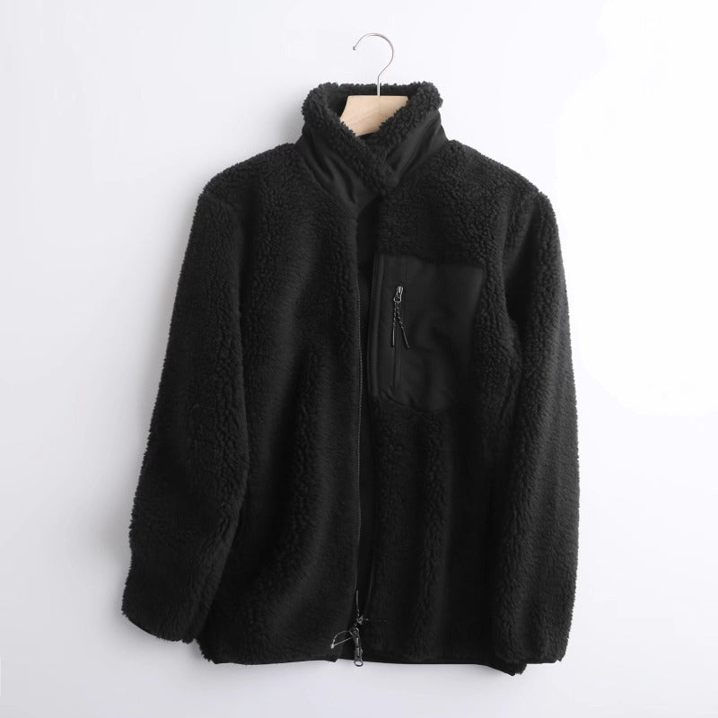 Women Cotton Coat Windproof Polar Fleece Thermal Coat