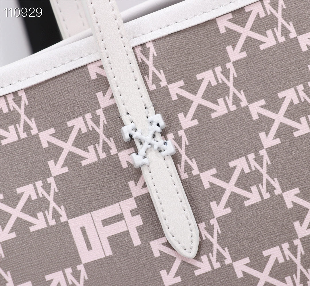 Off White Bag Casual Outdoor Convenient Tote Bag