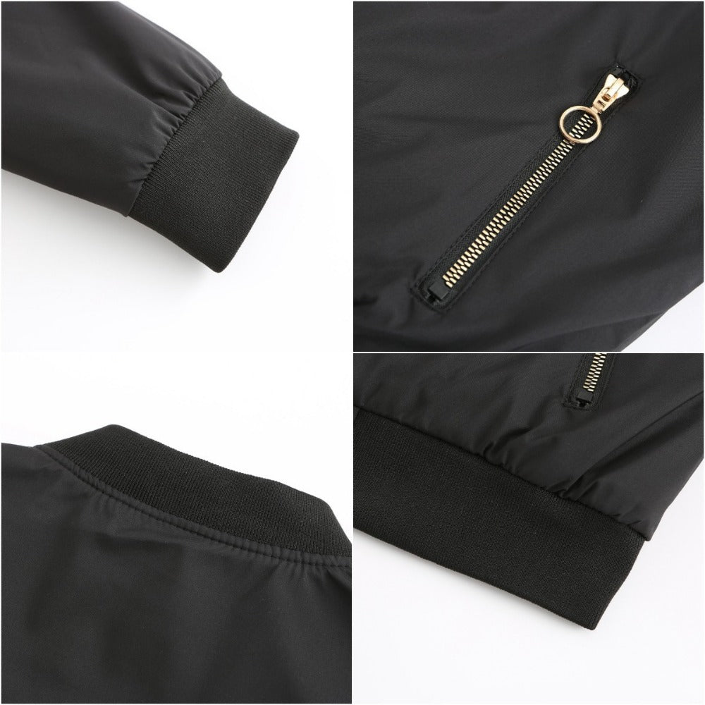 Women Trench Coat Jacket Casual Thin Cotton Fall Winter Coat