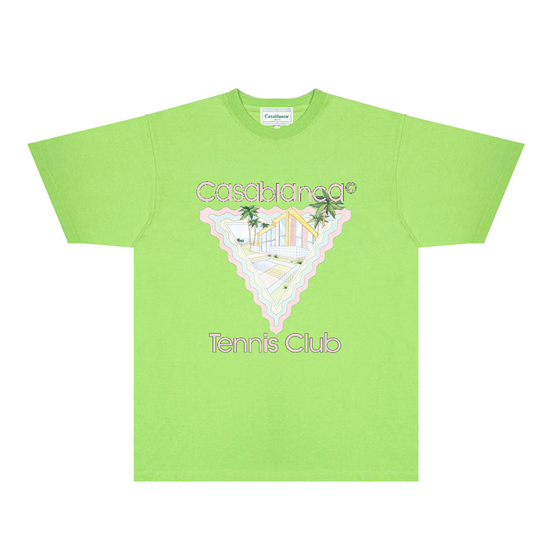 Casablanca T Shirts Fashion Print Street