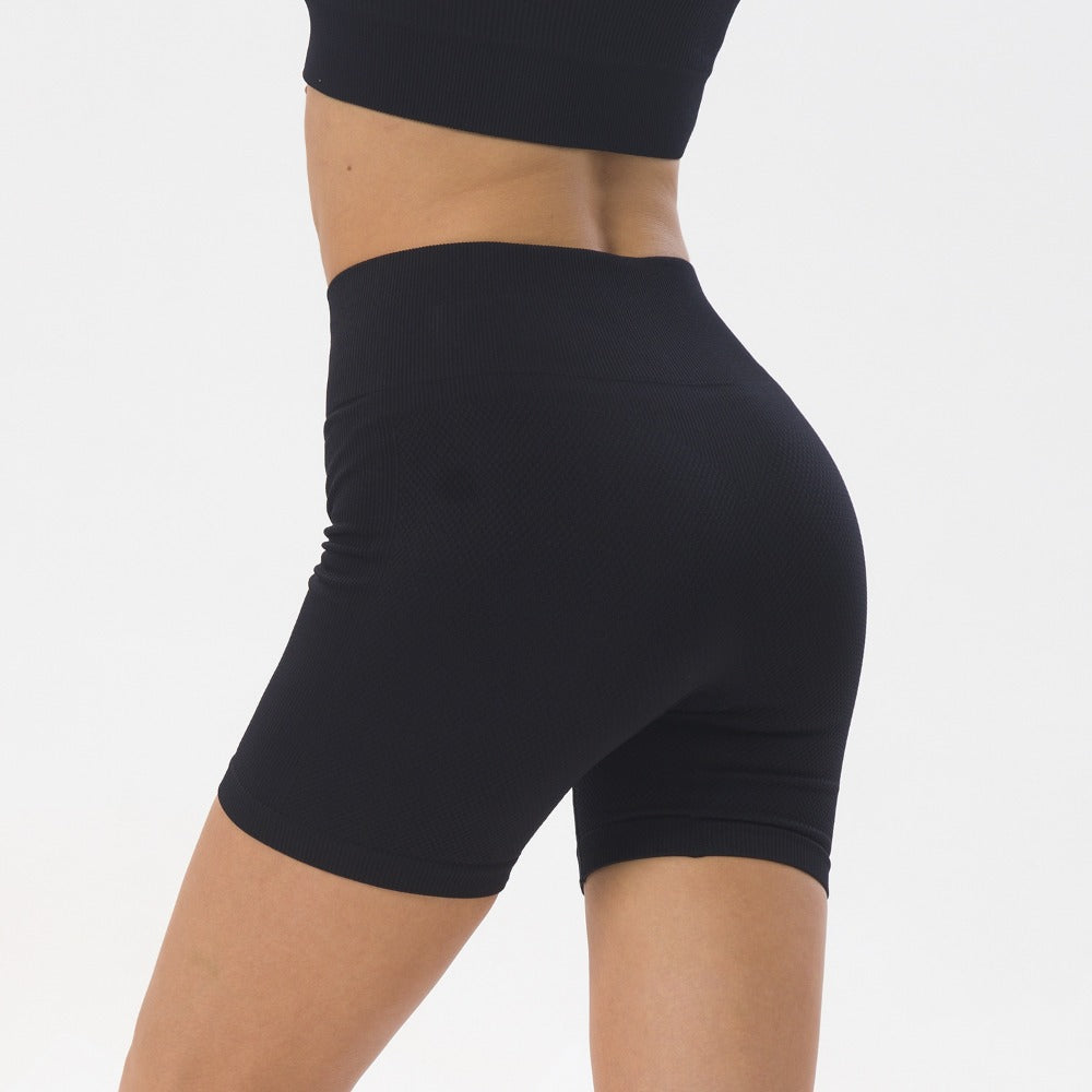 Women Yoga Sports Shorts Tight Sports Pants Quick-Drying Thread Fitness Shorts