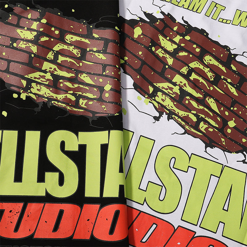 Hellstar T Shirts Retro abstract print