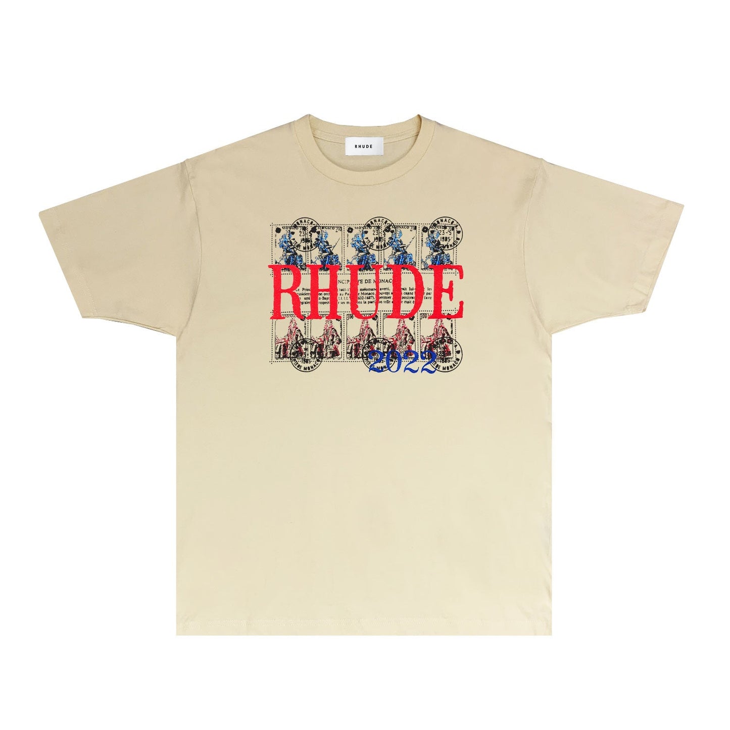 Rhude T Shirts Printed Trendy Pure Cotton