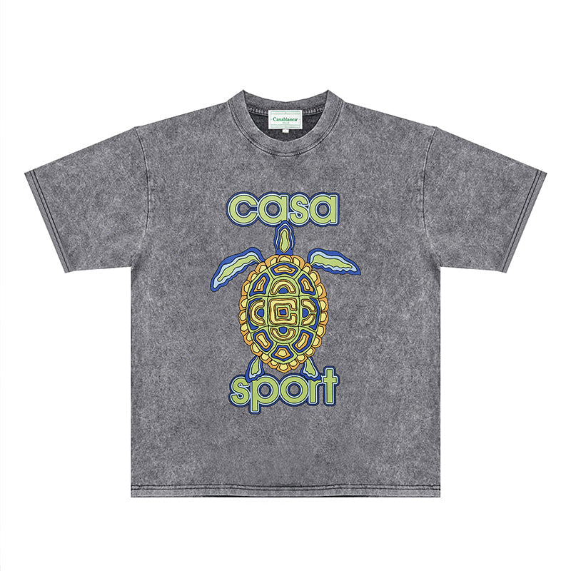 Casablanca Distressed T-Shirt