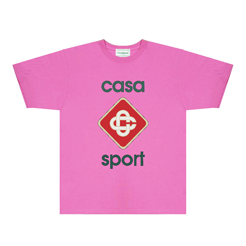 Casablanca T Shirts Fashion Print Street