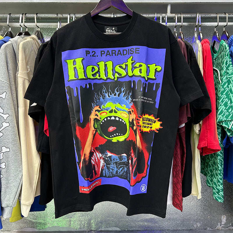 Hellstar T Shirts Retro abstract print
