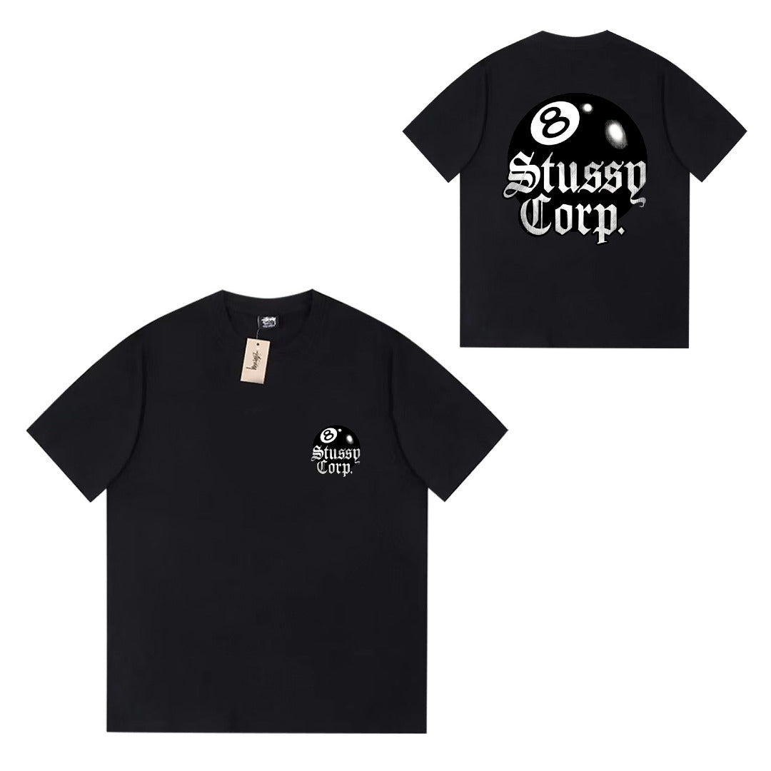 Stuss Women's Short-sleeved T-shirt Heavy Cotton