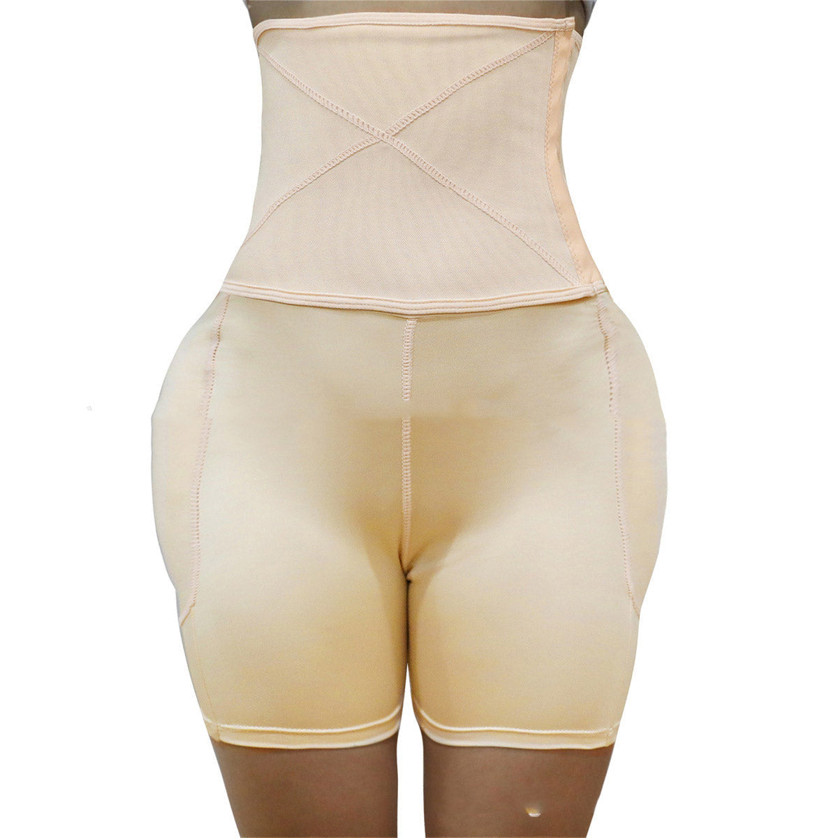 Plus-Sized Three Breasted High Waist Hip Shaping Underwear