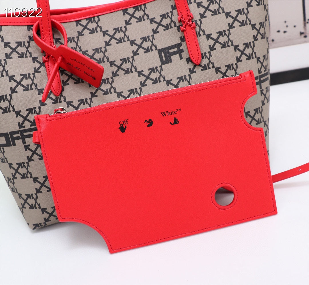 Off White Bag Casual Outdoor Convenient Tote Bag