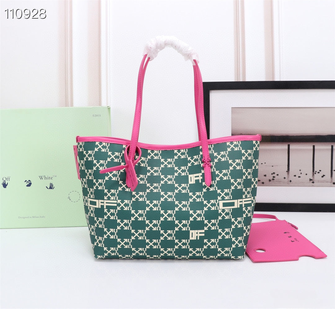 Off White Bag Casual Outdoor Convenient Tote Bag