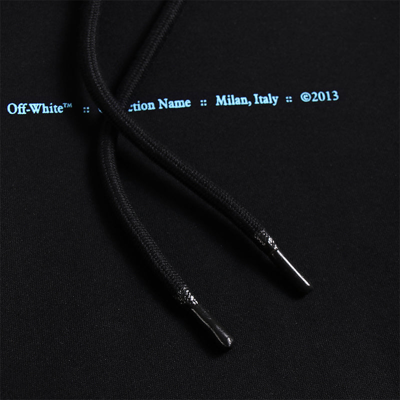 OW Hoodie Blue Chalk Gradient Long Sleeve