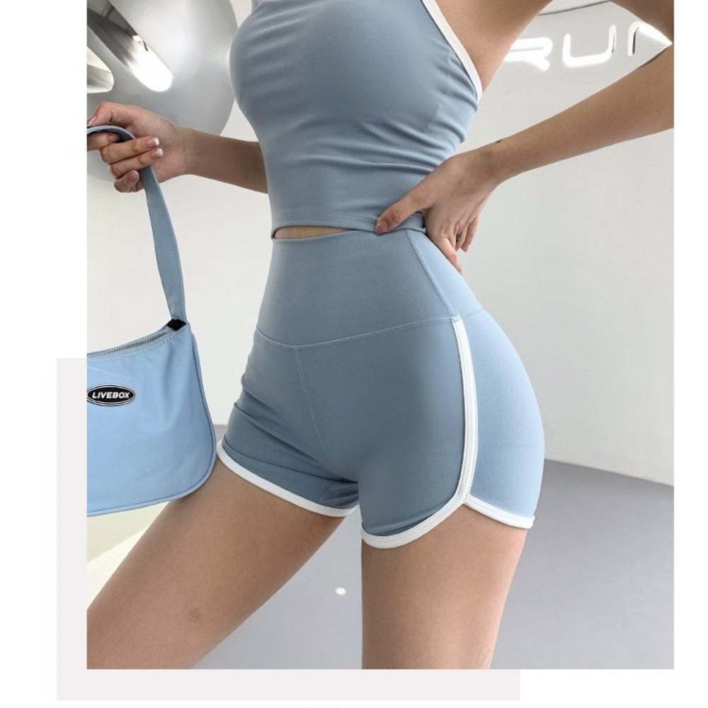 Women Yoga Sports Shorts Quick-Drying Stitching Sports Shorts Women's Casual Yoga Shorts