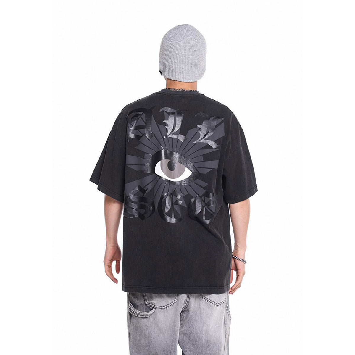 Unisex T-Shirts HOUSE OF ERRORS Old Big Eyes Print T-Shirt