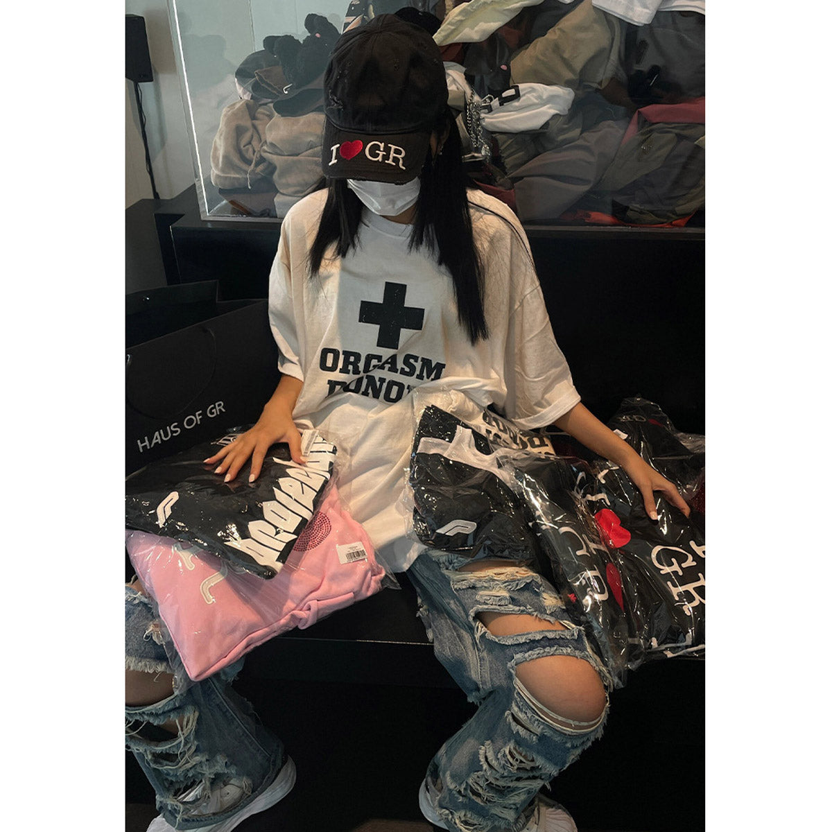 Unisex T-Shirts Grailz Project G/R Old Cross Loose Tee