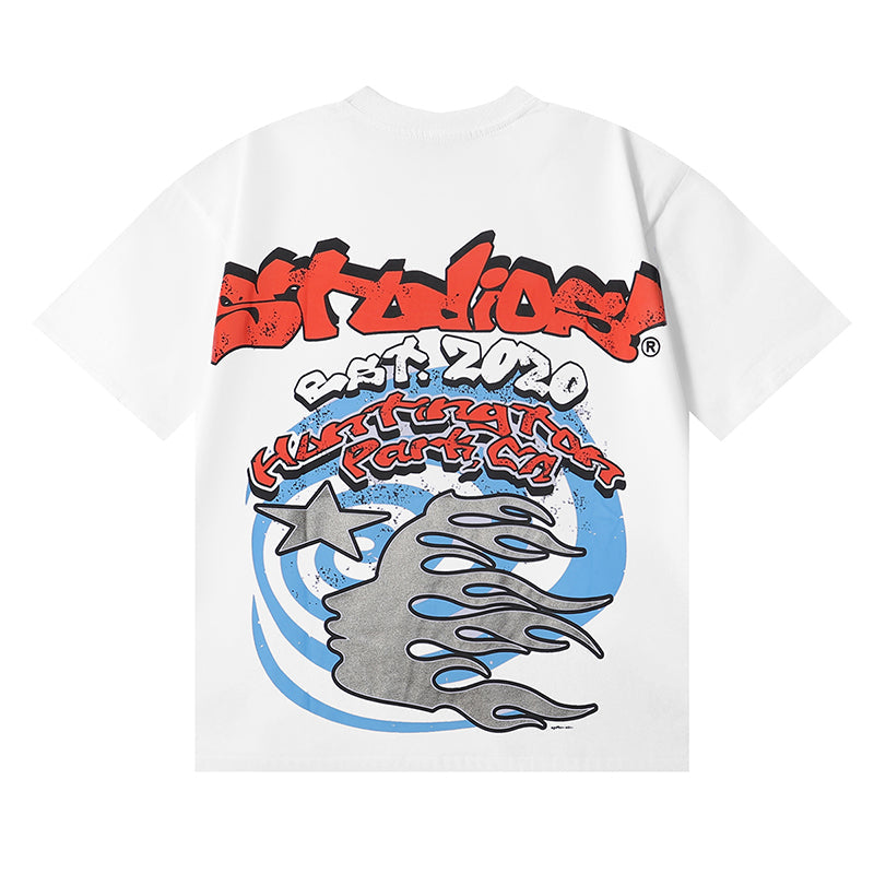 Hellstar T Shirts Retro abstract print