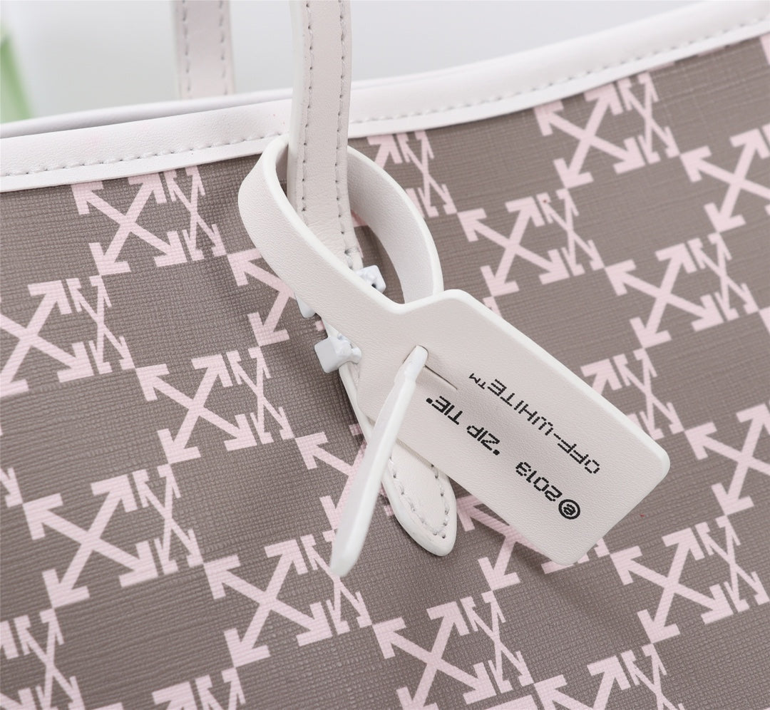 Off White Bag Casual Outdoor Convenient Tote Bag