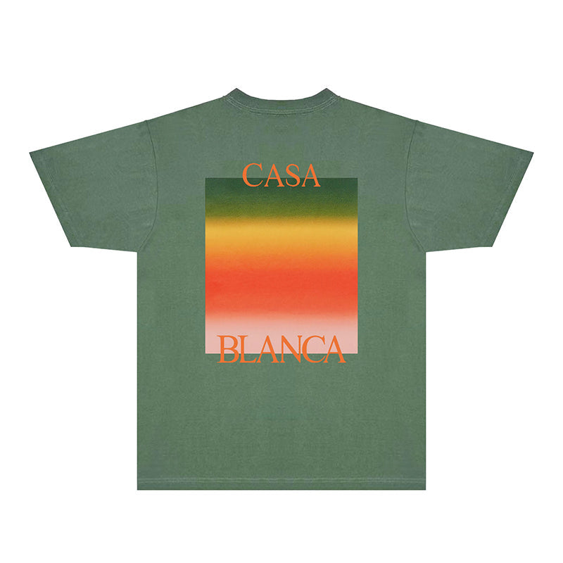 Casablanca T Shirts Fashion Print Street