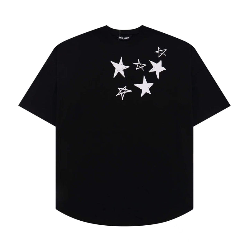 Palm Angels T Shirts Letter Print Short-Sleeve T-shirt Men's Loose Half Sleeve