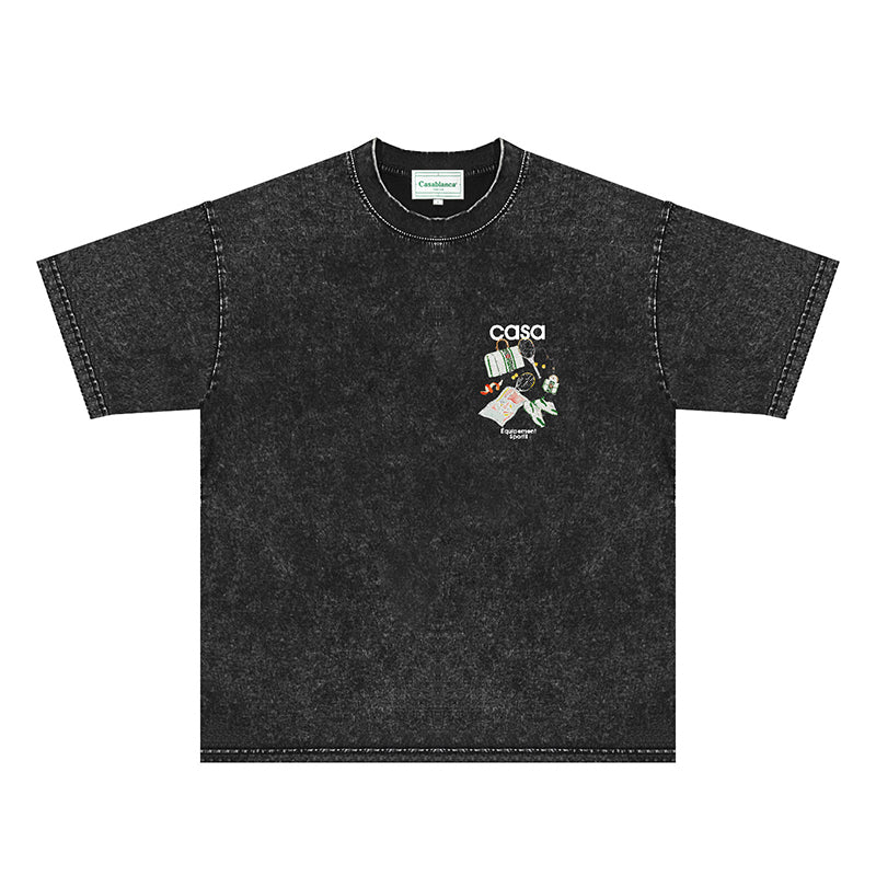 Casablanca Distressed T-Shirt