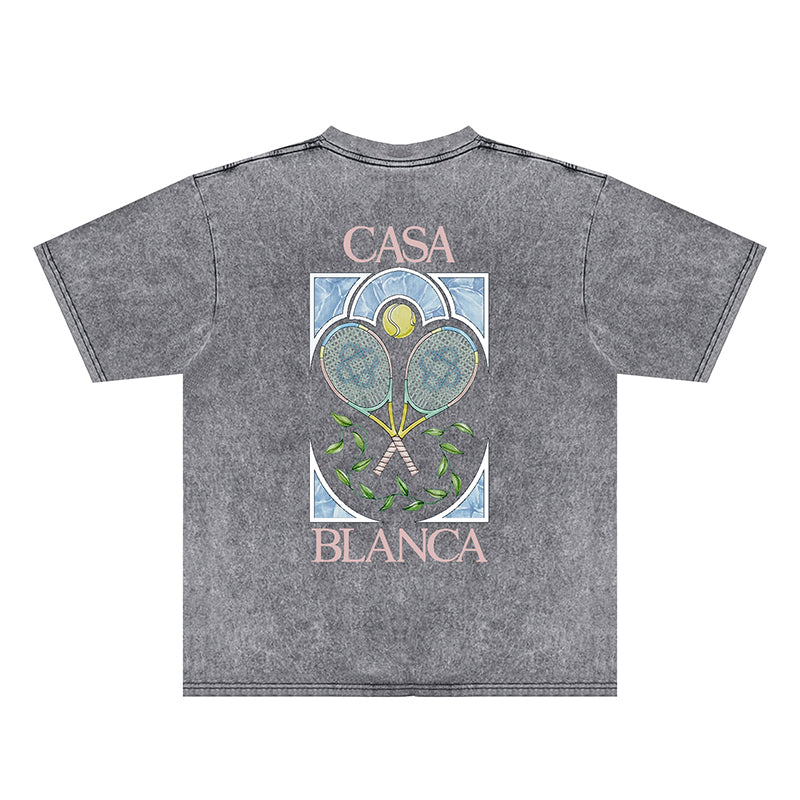 Casablanca Distressed T-Shirt