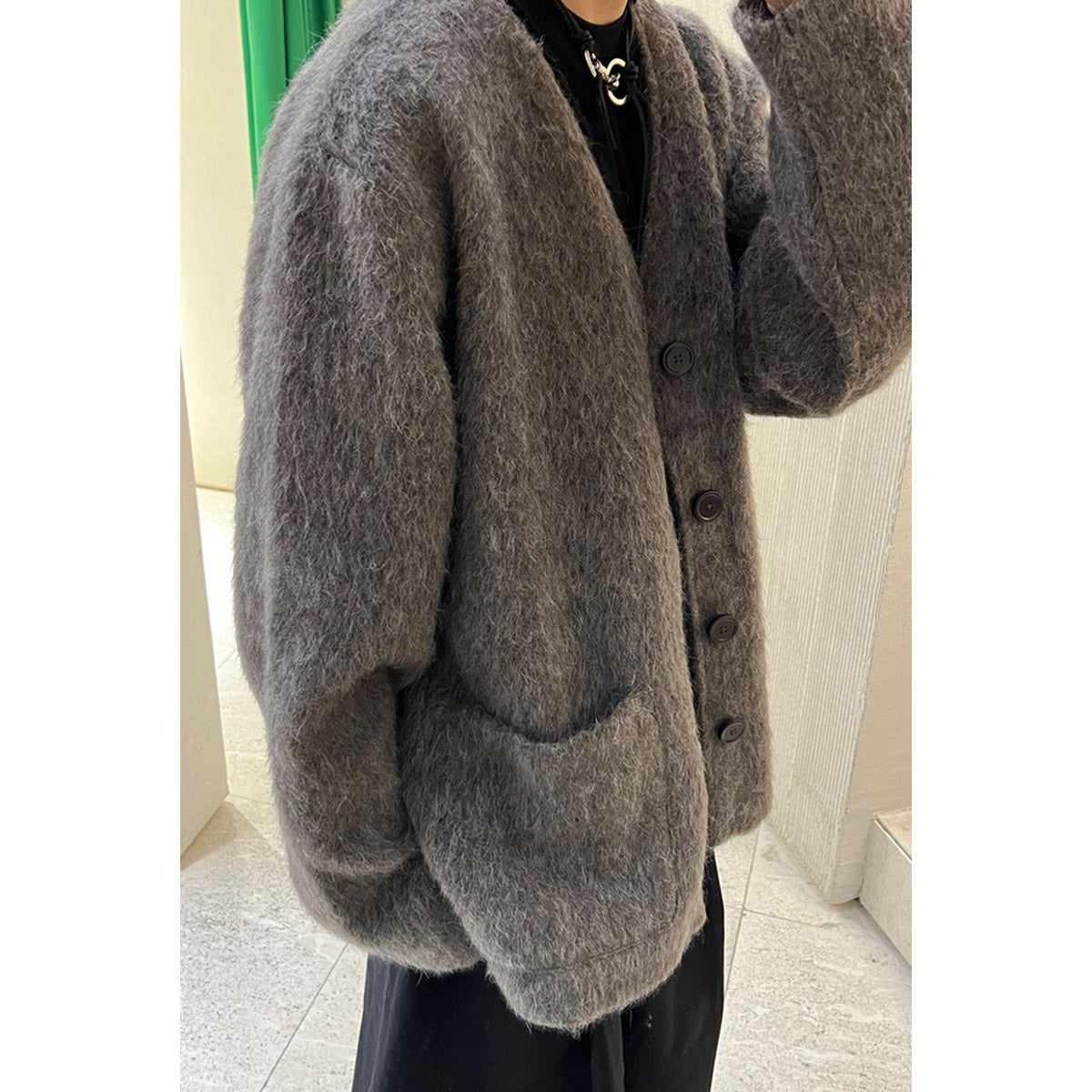 Unisex Sweater Our Legacy Casual Loose Cardigan Sweater