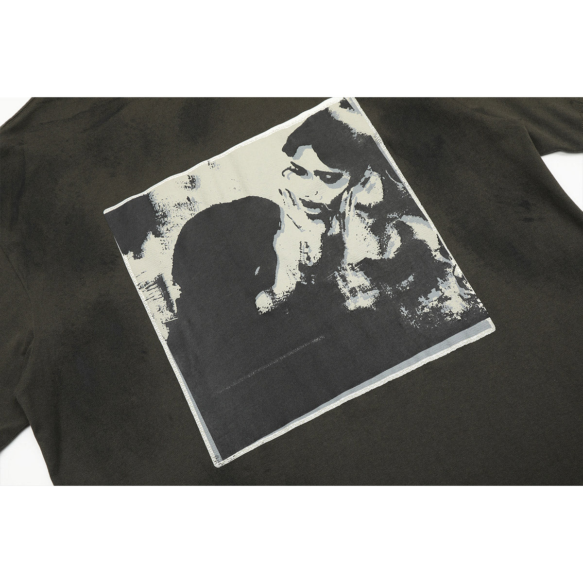 Unisex T-Shirts ERD Portrait Print Loose Old T-Shirt