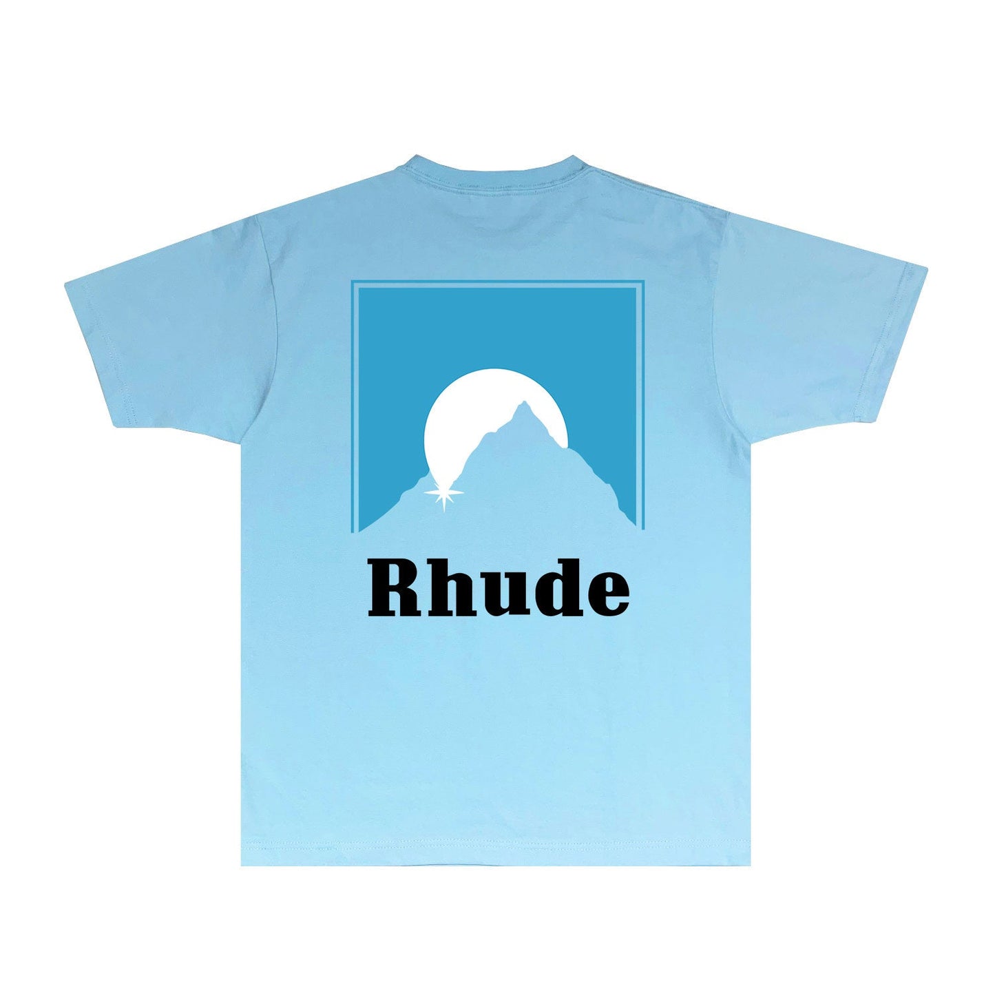 Rhude T Shirts Printed Trendy Pure Cotton