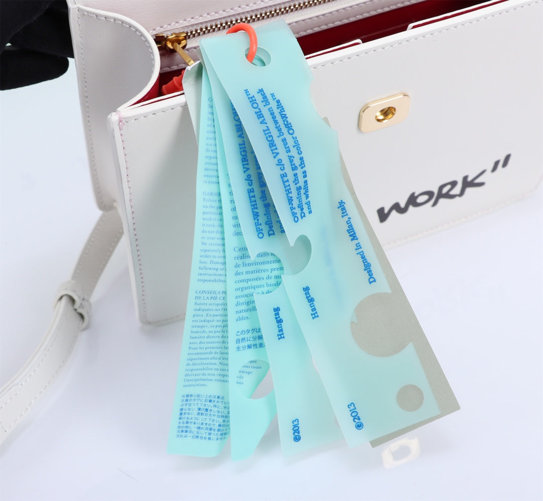 Off White Bag Casual Outdoor Convenient Tote Bag