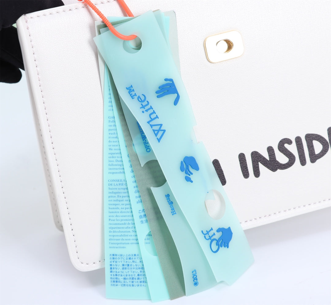 Off White Bag Casual Outdoor Convenient Tote Bag