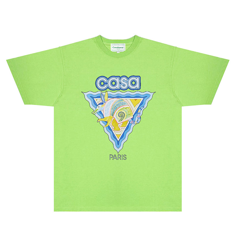 Casablanca T Shirts Fashion Print Street