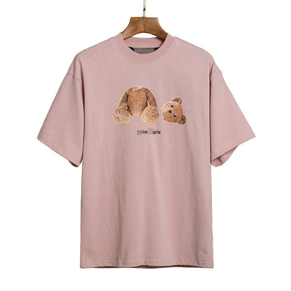 Palm Angels T Shirts Teddy Bear Printed T-shirt Loose