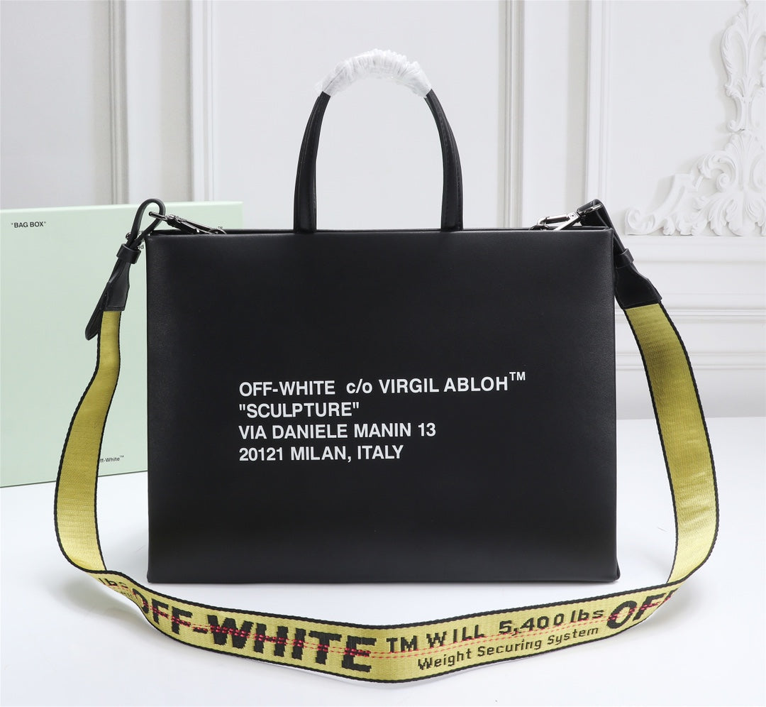 Off White Bag Casual Outdoor Convenient Tote Bag