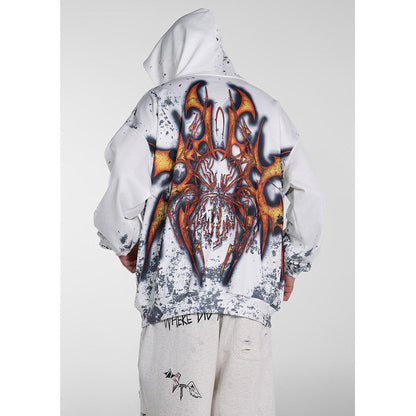 Unisex Hoodies Saint Michael Fashion Loose Hoodie