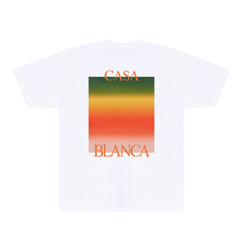 Casablanca T Shirts Fashion Print Street