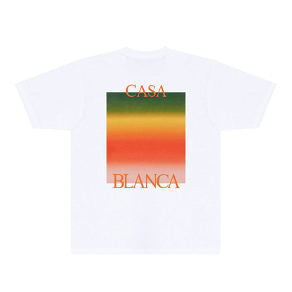 Casablanca T Shirts Fashion Print Street