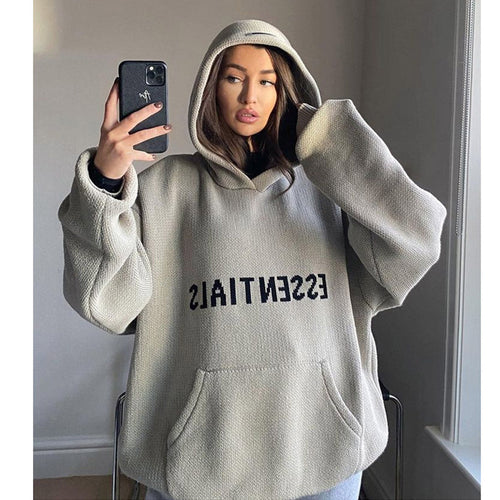 Unisex Hoodies FOG Loose Thermal Hooded Sweater