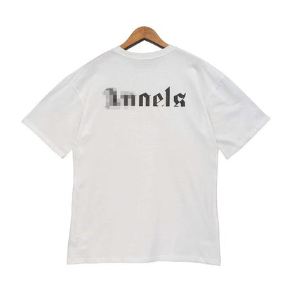 Palm Angels T Shirts Short Sleeve T-shirt for Men and Women High Street Loose Half Sleeve