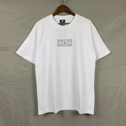 Kith T-Shirt Kith KITH Moroccan Tile Box Tee The Blue One