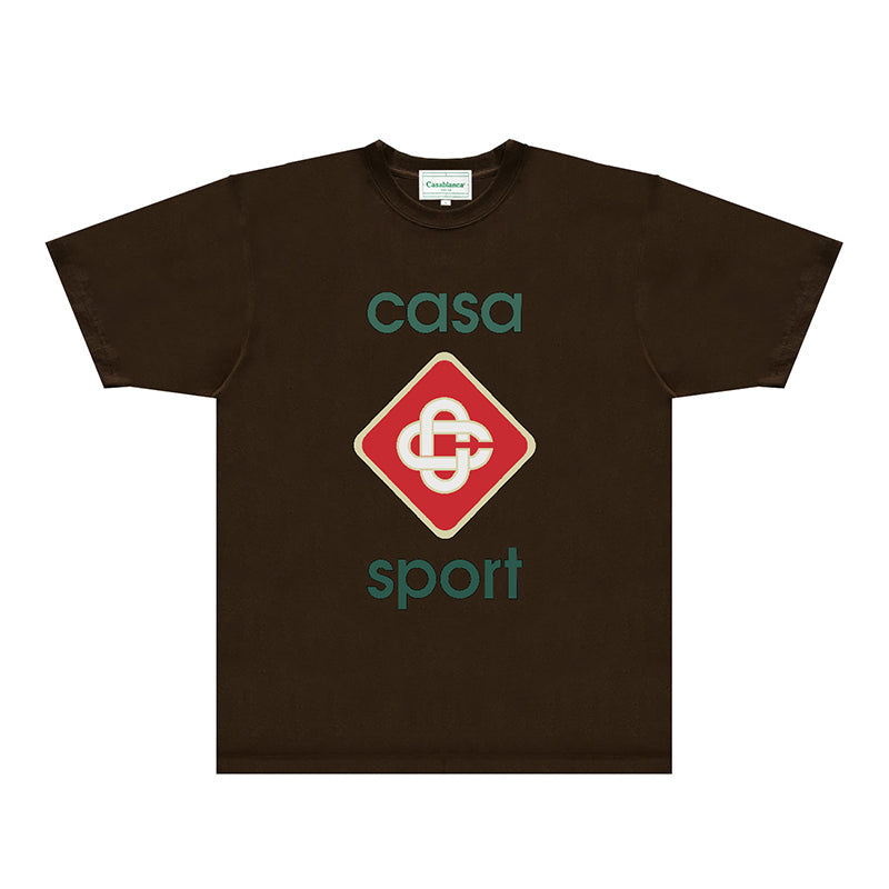 Casablanca T Shirts Fashion Print Street