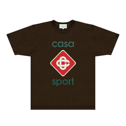 Casablanca T Shirts Fashion Print Street
