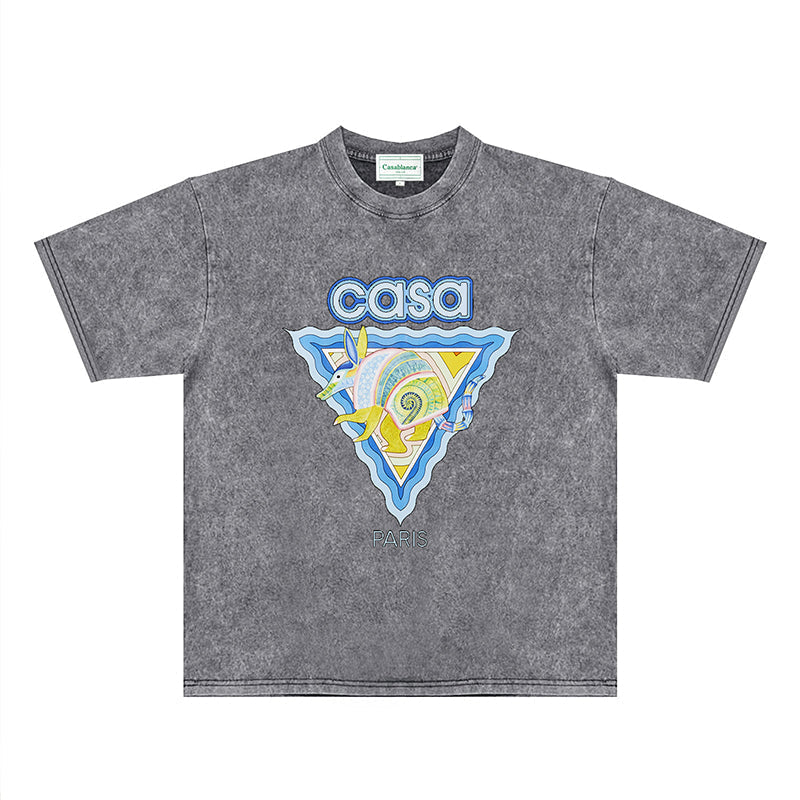 Casablanca Distressed T-Shirt