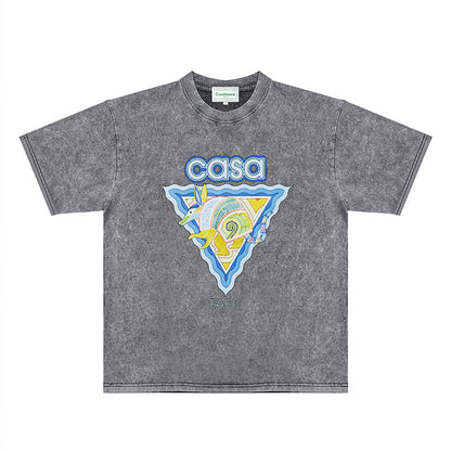 Casablanca Distressed T-Shirt