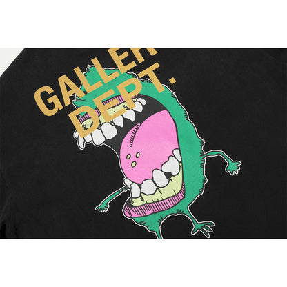 Unisex T-Shirts GALLERY DEPT Monster Print Loose T-Shirt