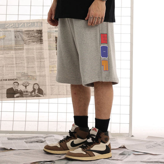 Men Shorts Sports Shorts Baby Boy and Girl Summer Loose Wide Leg Leisure Shorts