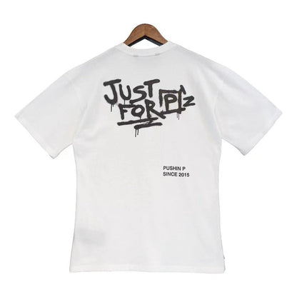 Palm Angle T Shirts Graffiti Printing Loose Half Sleeve