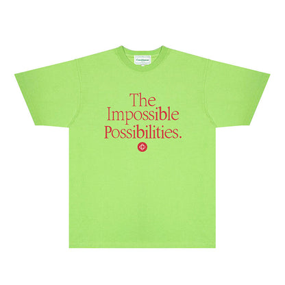 Casablanca T Shirts Fashion Print Street
