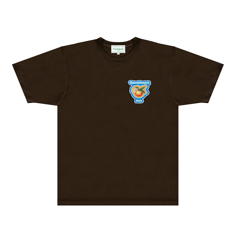 Casablanca T Shirts Fashion Print Street